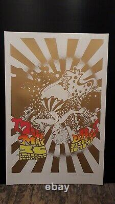 Pink Floyd poster Hapshash OFFICIAL print UFO club 1967 Signed Nigel Waymouth