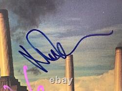 Pink Floyd signed Animals Album vintage lp Roger Waters Nick Mason Beckett loa