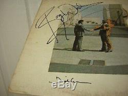 Pink Floyd signed lp Wish You Were Here 19772 band members