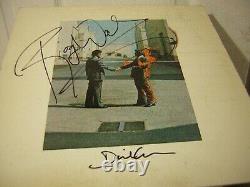 Pink Floyd signed lp Wish You Were Here19752 members