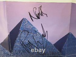 Pink Floyd signed poster Dark Side ACOA + Proof! Roger Waters Nick Mason lp