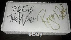 Pink floyd roger waters signed brick the wall withcoa