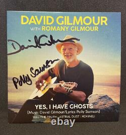 Polly Samson DAVID GILMOUR Yes I Have Ghosts signed CD PINK FLOYD with Book