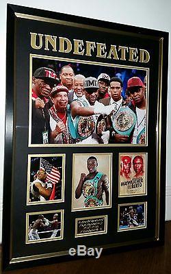 RARE FLOYD MAYWEATHER Signed Photo Picture Autograph Display