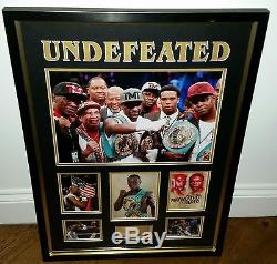 RARE FLOYD MAYWEATHER Signed Photo Picture Autograph Display