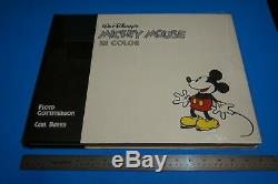 RARE MICKEY MOUSE In Color Book SIGNED Floyd Gottfredson CARL BARKS 2569/3000