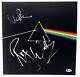 ROGER WATERS & NICK MASON Signed Pink Floyd DARK SIDE OF THE MOON Album LP BAS