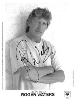 ROGER WATERS PINK FLOYD SIGNED 9.5 x 8 INCH PROMO PHOTOGRAPH UACC & AFTAL RD