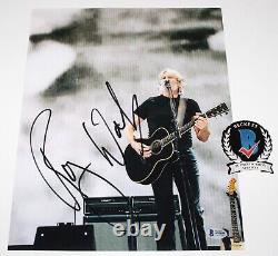 ROGER WATERS PINK FLOYD SINGER & BASSIST SIGNED 11x14 PHOTO BECKETT COA BAS