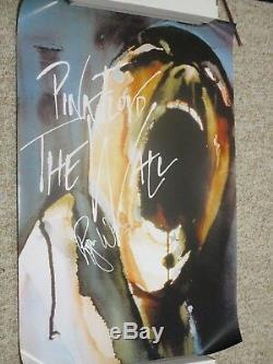 ROGER WATERS PINK FLOYD VERY RARE AUTOGRAPH SIGNED POSTER With EXACT SIGNING PROOF