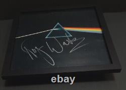 ROGER WATERS Pink Floyd SIGNED + FRAMED Vinyl JSA COA Dark Side of the Moon