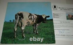 ROGER WATERS Signed Pink Floyd ATOM HEART MOTHER LP ALBUM COVER with Beckett LOA