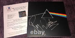 ROGER WATERS Signed Pink Floyd DARK SIDE LP ALBUM COVER with Beckett (BAS) LOA