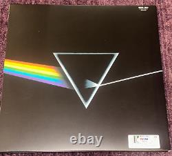 ROGER WATERS Signed Pink Floyd DARK SIDE LP ALBUM COVER with PSA COA