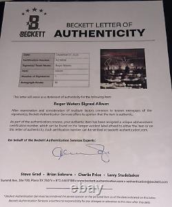 ROGER WATERS Signed Pink Floyd London 1966/67 LP ALBUM COVER Beckett LOA AUTO 10