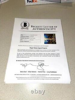 ROGER WATERS signed autographed DSOTM PROGRAM PINK FLOYD BECKETT BAS COA AB30209