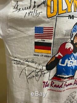 Rare 1996 Us Olympic Boxing Team Signed Auto Shirt Floyd Mayweather Jr +17 Sigs