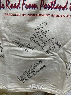 Rare 1996 Us Olympic Boxing Team Signed Auto Shirt Floyd Mayweather Jr +17 Sigs