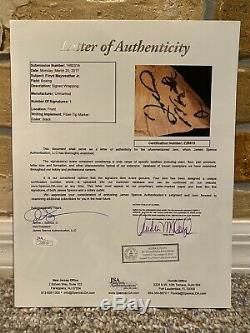 Rare! Floyd Mayweather Jr Signed Auto Boxing Fight Worn L Hand Wrap Jsa Wbc Loa