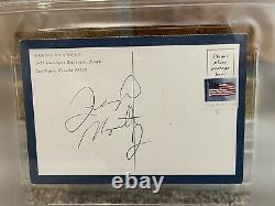 Rare Floyd Mayweather Jr Signed Auto Postcard Boxing Tbe Full Vintage Sig Psa