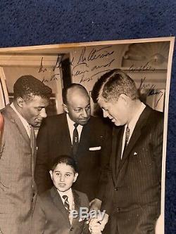 Rare John F Kennedy JFK SIGNED AUTOGRAPHED 7 By 9 PHOTO To Floyd Patterson PSA