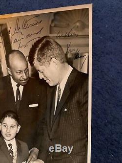 Rare John F Kennedy JFK SIGNED AUTOGRAPHED 7 By 9 PHOTO To Floyd Patterson PSA