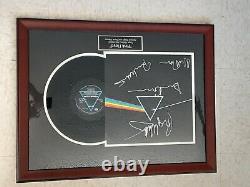 Rare Pink Floyd The Dark Side Of The Moon Signed by Roger Water, Nick Mason, R