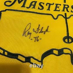 Raymond Floyd Signed / Autographed Undated Masters Flag Jsa Coa Nice