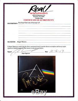 Real Epperson Roger Waters Signed Pink Floyd Dark Side Of The Moon Album