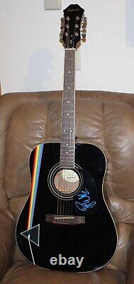 Roger Waters Autographed Guitar Pink Floyd Dark Side of the Moon