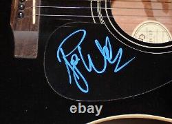 Roger Waters Autographed Guitar Pink Floyd Dark Side of the Moon