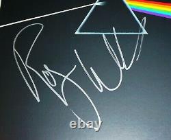 Roger Waters Framed Signed Pink Floyd Dark Side Of The Moon Album Record Psa