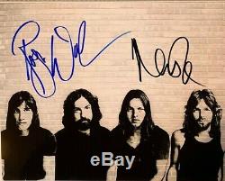 Roger Waters & Nick Mason Dual Signed Pink Floyd 10x8 Photo Full Signing Details