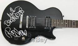 Roger Waters & Nick Mason Pink Floyd Authentic Signed Guitar PSA/DNA #Q02682