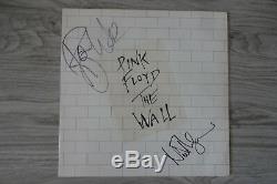Roger Waters & Nick Mason Pink Floyd Wall Autogramme signed LP-Cover Vinyl
