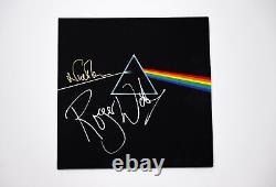 Roger Waters Nick Mason Signed Dark Side of the Moon Pink Floyd BAS AD10036 LOA