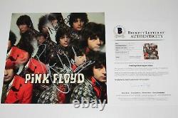 Roger Waters Nick Mason Signed Pink Floyd Pipers At The Gates Vinyl Beckett Coa