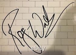 Roger Waters Nick Mason Signed Pink Floyd The Wall Album LP PSA No Vinyl #4081