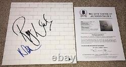 Roger Waters Nick Mason Signed Pink Floyd The Wall Vinyl Album Dark Side Bas