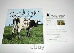 Roger Waters Nick Mason Signed Pink Floyd'atom Heart Mother' Record Album Coa