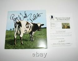 Roger Waters Nick Mason Signed Pink Floyd'atom Heart Mother' Record Album Coa