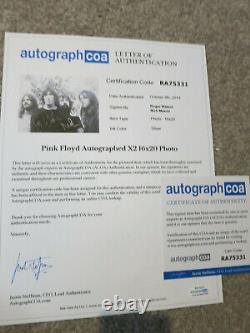 Roger Waters Nick Mason signed 16x20 photo ACOA + Proof! Pink Floyd autographed