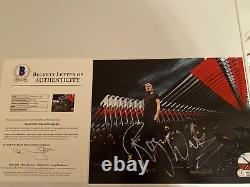 Roger Waters PINK FLOYD 11X14 Signed Photo BECKETT BAS COA LOA ROCK N' ROLL