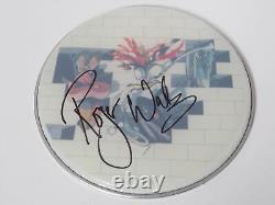 Roger Waters PINK FLOYD Signed Autograph Auto 12 Drumhead Drum Head JSA