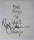 Roger Waters PINK FLOYD Signed Autograph The Wall Live Concert Program 1980