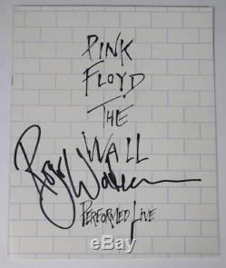 Roger Waters PINK FLOYD Signed Autograph The Wall Live Concert Program 1980