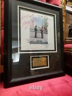 Roger Waters PINK FLOYD Wish you were here The Wall LP Signed Album Record All