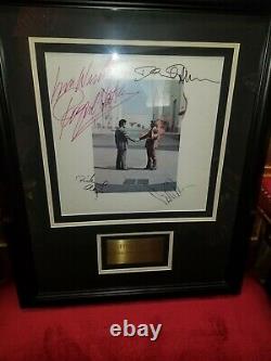 Roger Waters PINK FLOYD Wish you were here The Wall LP Signed Album Record All