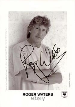 Roger Waters PINK FLOYD autograph, signed publicity photo