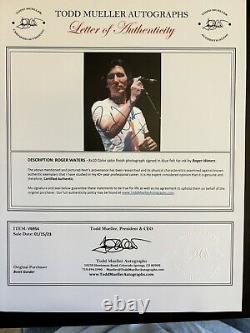 Roger Waters Pink Floyd Autograph Signed 8x10 Photo Letter Of Authenticity COA